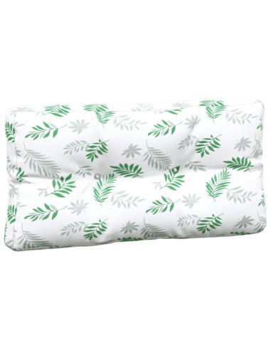 Cuscini per Pallet 7 pz Motivo a Foglie Tessuto