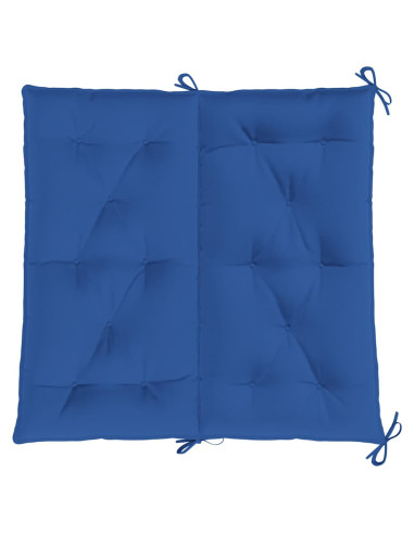 Cuscino per Panca Blu 100x(50+50)x7cm in Tessuto Oxford