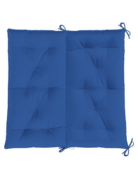 Cuscino per Panca Blu 100x(50+50)x7cm in Tessuto Oxford