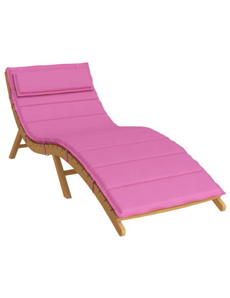 Cuscino per Lounger Sole Rosa 178 x 60 x 4 cm Tessuto Oxford