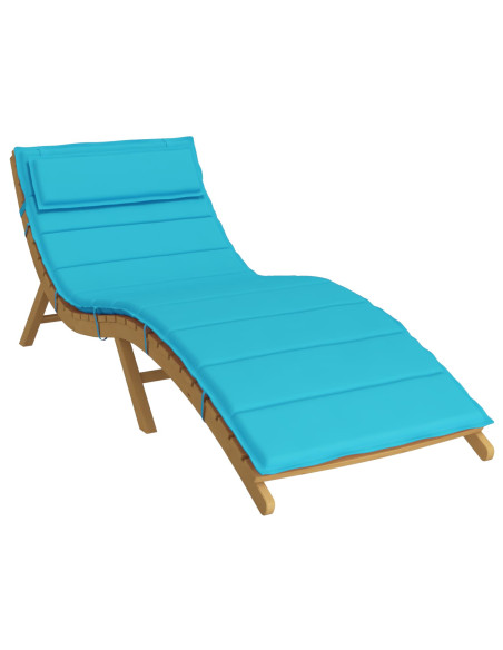 Cuscino per Lounger Sole Turchese 178 x 60 x 4 cm