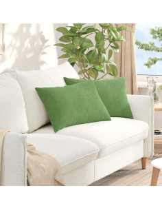 Cuscini da Divano 2 pcs Verde chiaro 60 x 40 cm