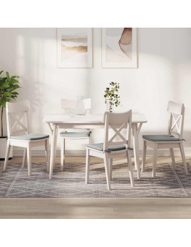 Cuscini per Seduta 4 pcs Grigio chiaro 40 x 40 x 3 cm