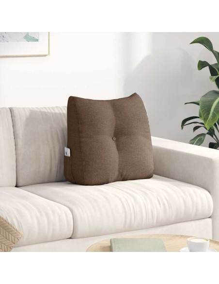 Cuscino per Schiena Marrone 45 x 24 x 50 cm Tessuto