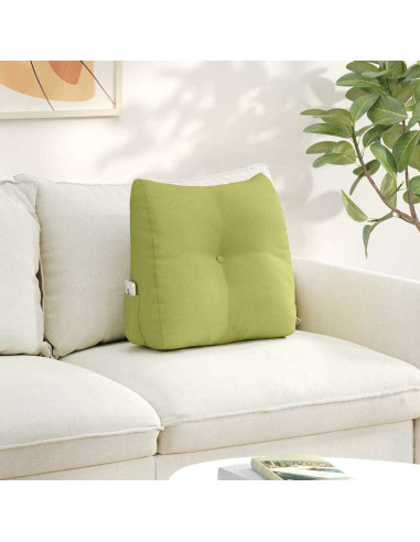 Cuscino per Schiena Verde chiaro 45 x 24 x 50 cm Tessuto