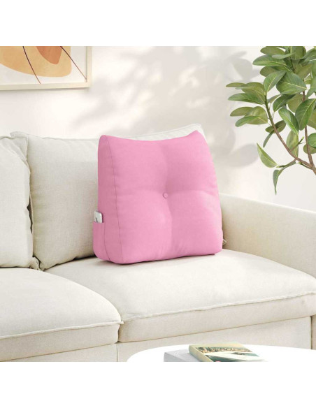 Cuscino per Schiena Rosa 45 x 24 x 50 cm Tessuto