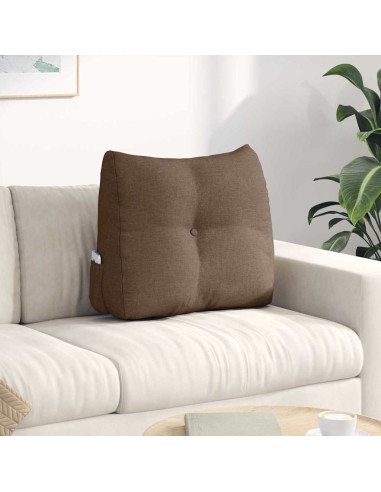 Cuscino per Schiena Marrone 60 x 24 x 50 cm Tessuto