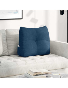 Cuscino per Schiena Blu 60 x 24 x 50 cm Tessuto