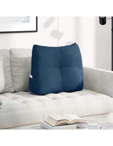 Cuscino per Schiena Blu 60 x 24 x 50 cm Tessuto