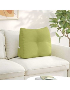 Cuscino per Schiena Verde chiaro 60 x 24 x 50 cm Tessuto