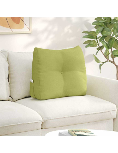 Cuscino per Schiena Verde chiaro 60 x 24 x 50 cm Tessuto