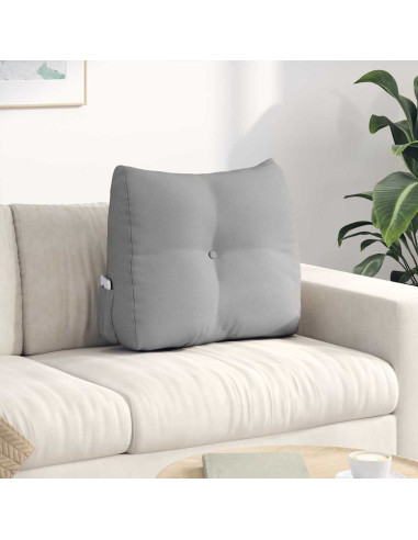 Cuscino per Schiena Grigio Nuvola 60 x 24 x 50 cm Tessuto