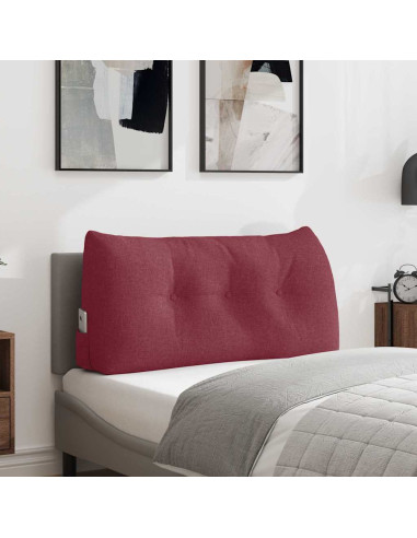 Cuscino per Schiena Rosso Vino 100 x 24 x 50 cm Tessuto