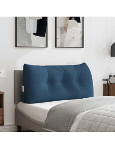 Cuscino per Schiena Blu 100 x 24 x 50 cm Tessuto