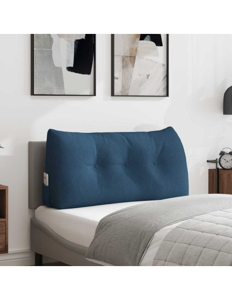 Cuscino per Schiena Blu 100 x 24 x 50 cm Tessuto