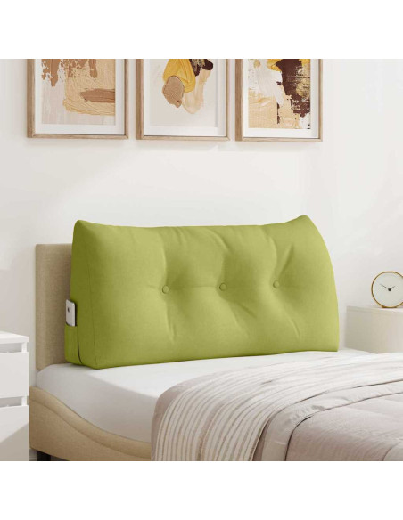 Cuscino per Schiena Verde chiaro 100 x 24 x 50 cm Tessuto