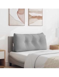 Cuscino per Schiena Grigio Nuvola 100 x 24 x 50 cm Tessuto