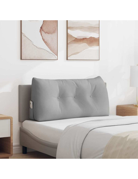 Cuscino per Schiena Grigio Nuvola 100 x 24 x 50 cm Tessuto