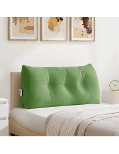Cuscino per Schiena Verde chiaro 100 x 24 x 50 cm Velluto