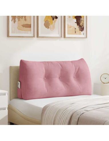 Cuscino per Schiena Rosa 100 x 24 x 50 cm Velluto