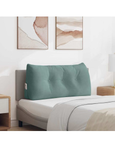 Cuscino per Schiena Verde Mare 100 x 24 x 50 cm Velluto