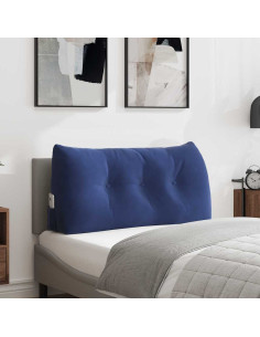 Cuscino per Schiena Blu Polizia 100 x 24 x 50 cm Velluto