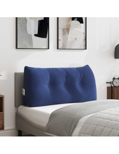 Cuscino per Schiena Blu Polizia 100 x 24 x 50 cm Velluto