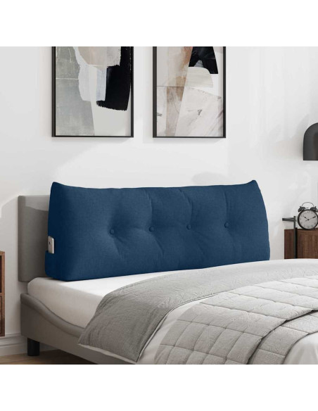 Cuscino per Schiena Blu 120 x 24 x 50 cm Tessuto