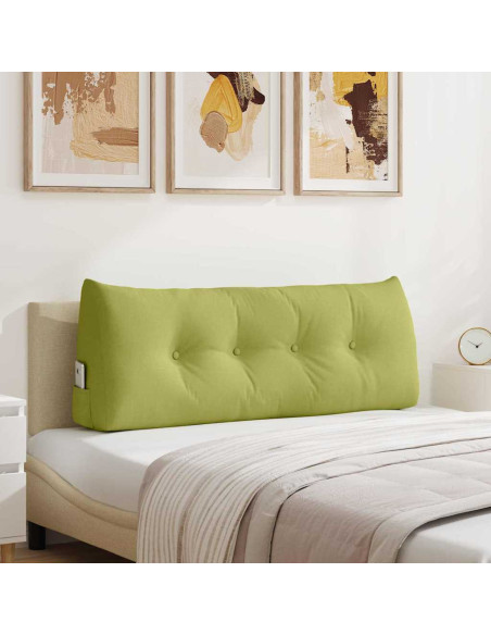 Cuscino per Schiena Verde chiaro 120 x 24 x 50 cm Tessuto