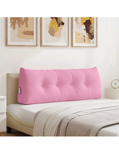 Cuscino per Schiena Rosa 120 x 24 x 50 cm Tessuto