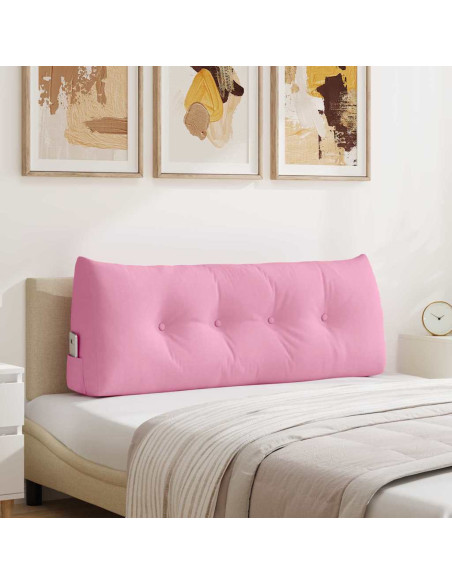 Cuscino per Schiena Rosa 120 x 24 x 50 cm Tessuto