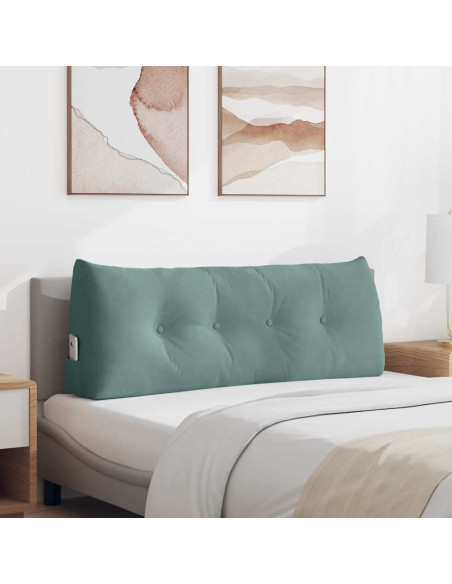 Cuscino per Schiena Verde Mare 120 x 24 x 50 cm Velluto