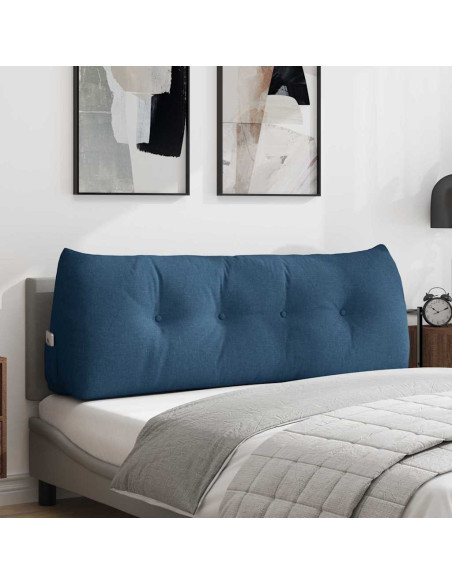 Cuscino per Schiena Blu 140 x 24 x 50 cm Tessuto