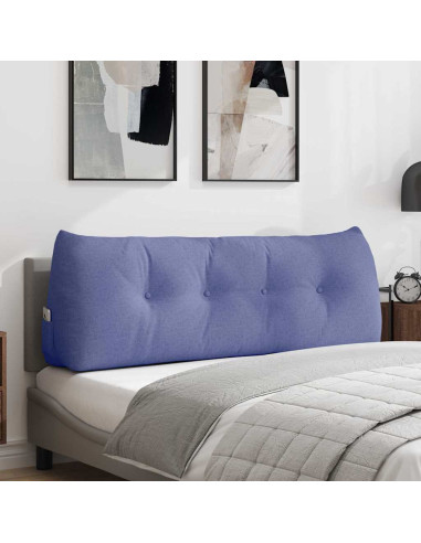 Cuscino per Schiena Blu jeans 140 x 24 x 50 cm Tessuto