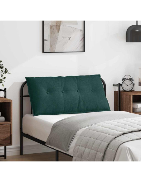 Cuscino per Schiena Verde Scuro 100 x 19 x 50 cm Tessuto