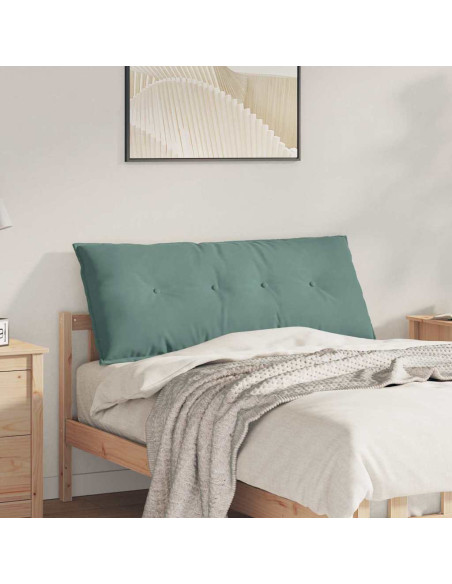 Cuscino per Schiena Verde Mare 120 x 50 cm Tessuto in Cords