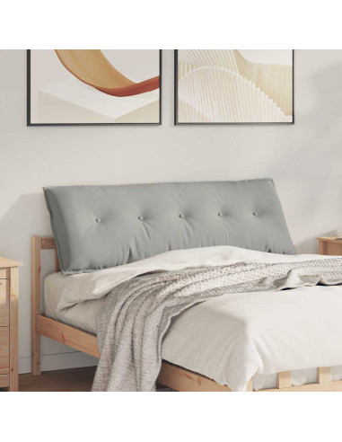 Cuscino per Schiena Grigio chiaro 140 x 50 cm