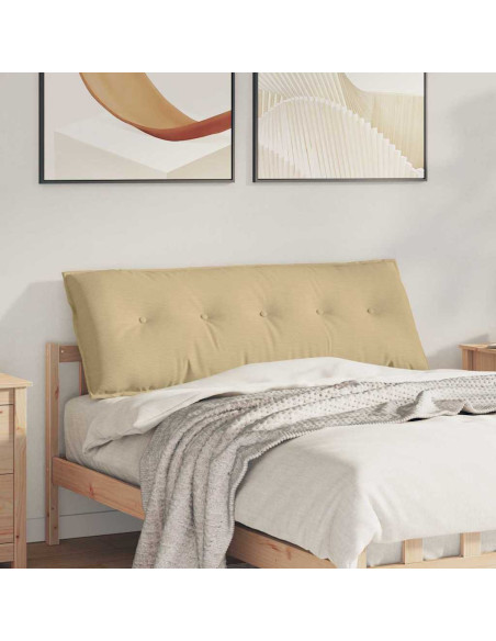 Cuscino per Schiena Grigio Verde 140 x 50 cm Tessuto in Cords