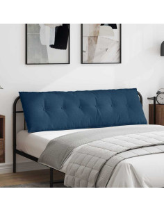Cuscino per Schiena Blu 160 x 19 x 50 cm Tessuto