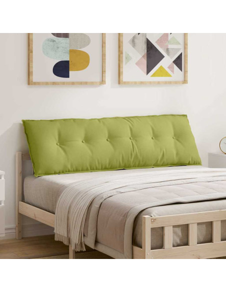 Cuscino per Schiena Verde chiaro 160 x 19 x 50 cm Tessuto