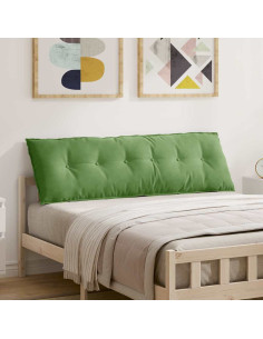Cuscino per Schiena Verde chiaro 160 x 50 cm Tessuto in Cords