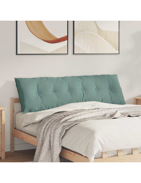 Cuscino per Schiena Verde Mare 160 x 50 cm Tessuto in Cords