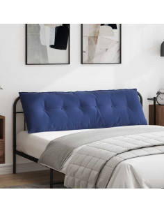 Cuscino per Schiena Blu Polizia 160 x 50 cm Tessuto in Cords