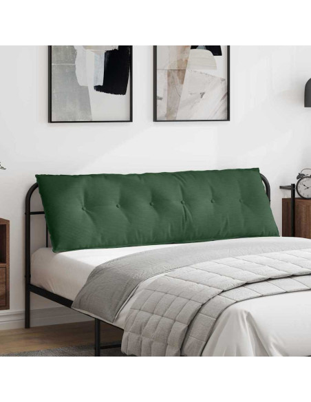 Cuscino per Schiena Verde Giungla 160 x 50 cm Tessuto in Cords