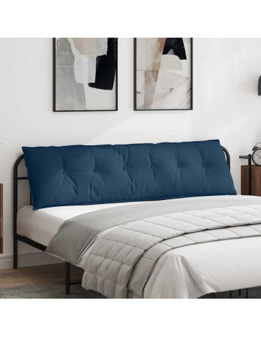 Cuscino per Schiena Blu 180 x 19 x 50 cm Tessuto