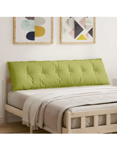 Cuscino per Schiena Verde chiaro 180 x 19 x 50 cm Tessuto