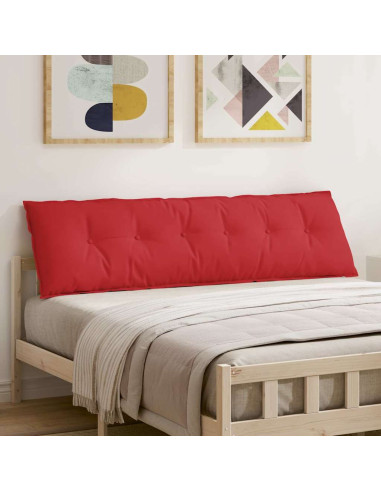 Cuscino per Schiena Rosso 180 x 19 x 50 cm Tessuto