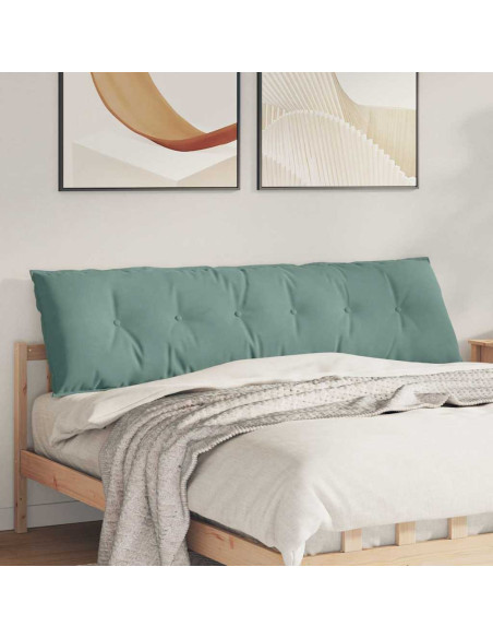 Cuscino per Schiena Verde Mare 180 x 50 cm Tessuto in Cords