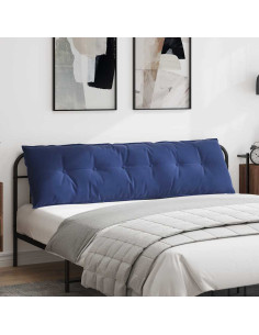Cuscino per Schiena Blu Polizia 180 x 50 cm Tessuto in Cords