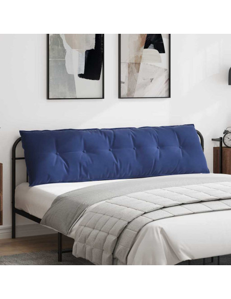 Cuscino per Schiena Blu Polizia 180 x 50 cm Tessuto in Cords